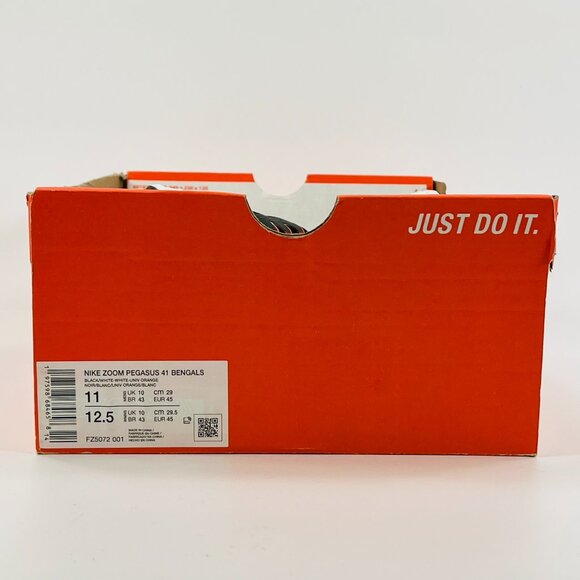Nike Air Zoom Pegasus 41 x NFL 'Cincinnati Bengals' FZ5072-001 size 11 - Picture 8 of 8